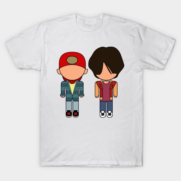 Bill and Ted's Bogus Icons - "Vector Eds" T-Shirt by TwistedKoala